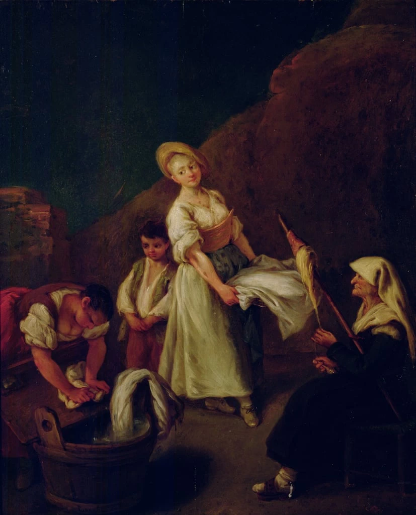 Le lavandaie - Ca' Rezzonico, Museo del Settecento, Venezia